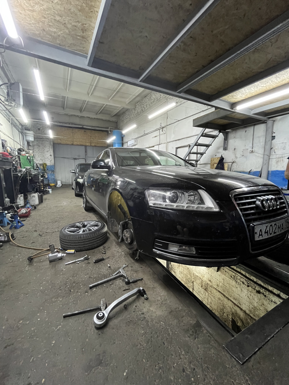 #10 профилактика подвески — Audi A6 (C6), 2 л, 2009 года | визит на ...