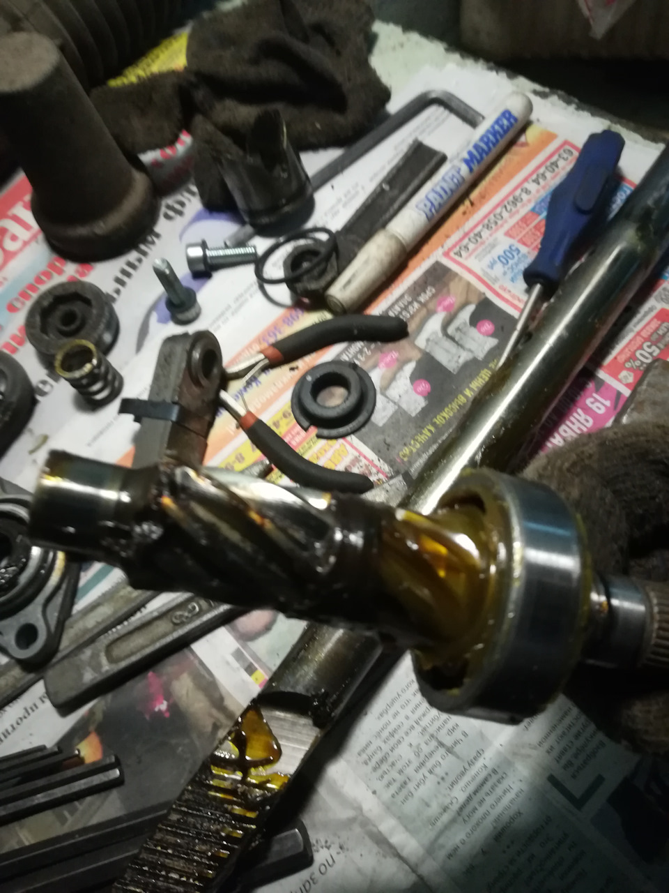 Состояние червяка. — Lada Granta