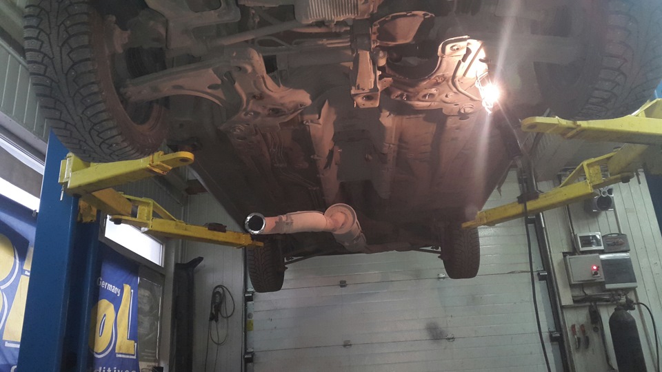 Замена гофры и ремонт приемной трубы на Шевроле Лачети. — Аргонщик.рф ...