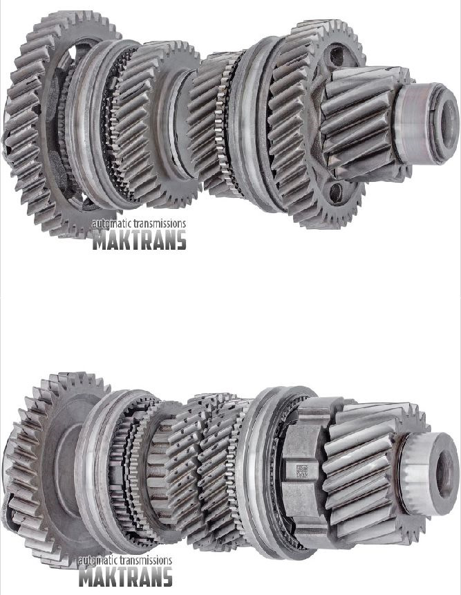 выходной вал 1-й, 2-й, 3-й и 4-й передач: диаметр ведущей шестерни 64 mm 15T 2nd 41T 4th 32T 3rd 37T 1st 43T — ориентировочная цена 290$ Выходном валу 5-й, 6-й передач и передачи заднего хода — диаметр ведущей шестерни 88 mm 22T 6th 34T 5th 38T Reverse 38T — ориентировочная цена 290$ — Volvo S60 (2G)