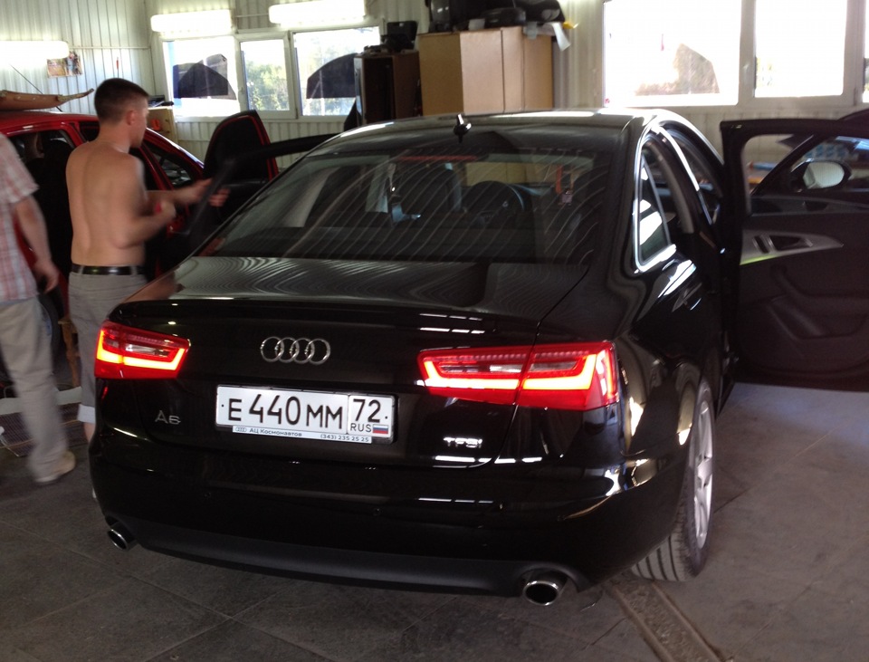 Затонировал красавицу — Audi A6 (C7), 2 л, 2012 года | тюнинг | DRIVE2