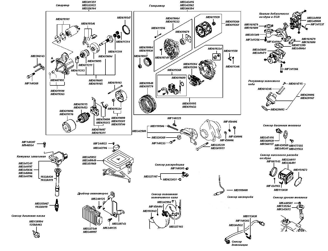 Номера деталей митсубиси. Md611556. Md373201 схема установки. Md354929 на схеме. Md615571 схема.