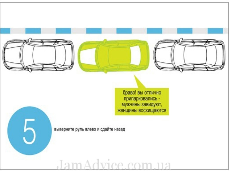 Парковка задним ходом в картинках
