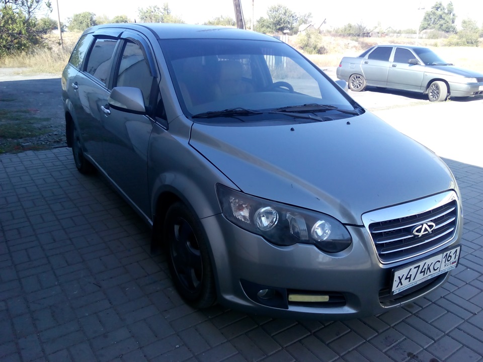 Ветровики — Chery CrossEastar, 2 л, 2009 года | тюнинг | DRIVE2