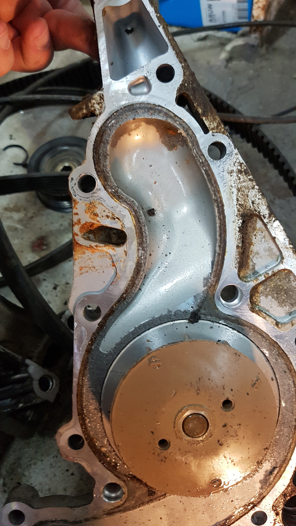 Замена Грм в сборе с помпой и кронш.вентилятора — Lexus GX (UZJ120), 4 ...