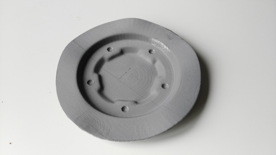 Печать центра диска на 3D принтере — Honda Civic (5G), 1,5 л, 1994 года ...