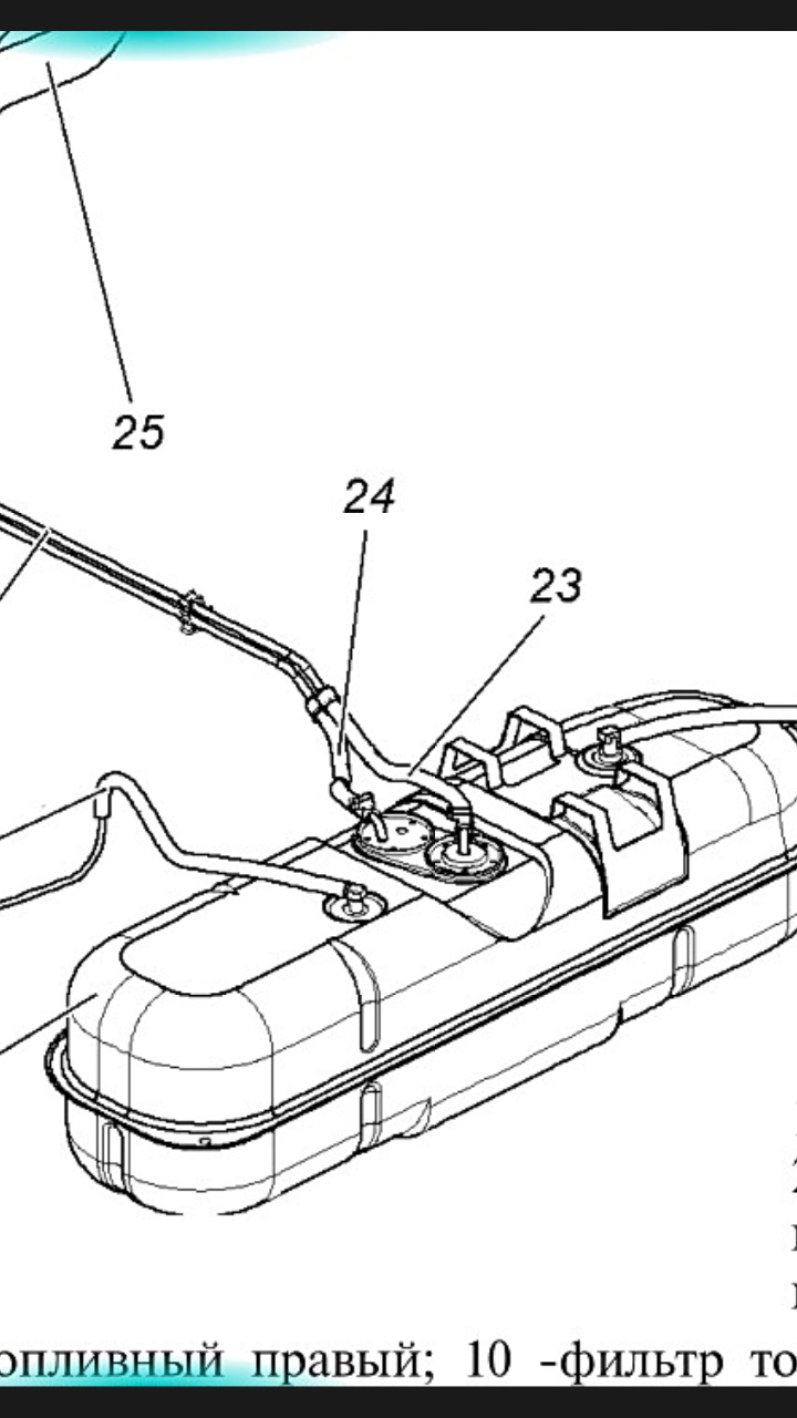 Схема баков уаз патриот