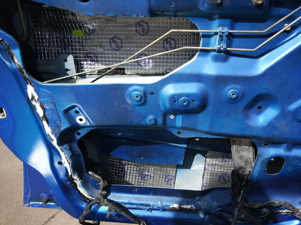 ☝Автозвук #2. Знаю теперь: как проклеить двери. — Mitsubishi Galant (8G ...