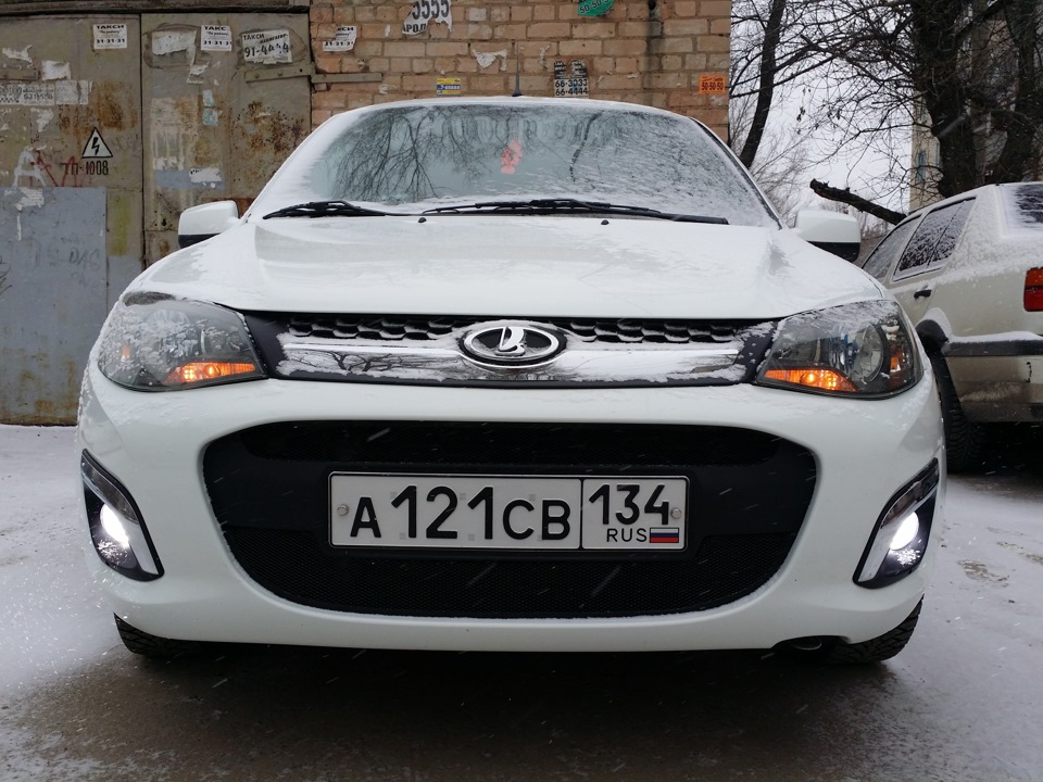 ДХО поменял на штатные оранжевые! — Lada Калина 2 хэтчбек, 1,6 л, 2013 ...