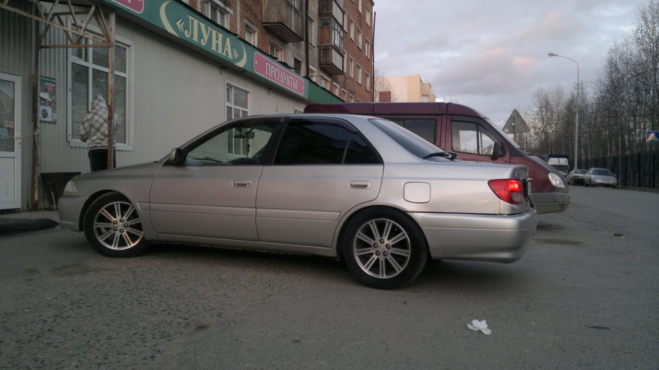 Занижение toyota carina e