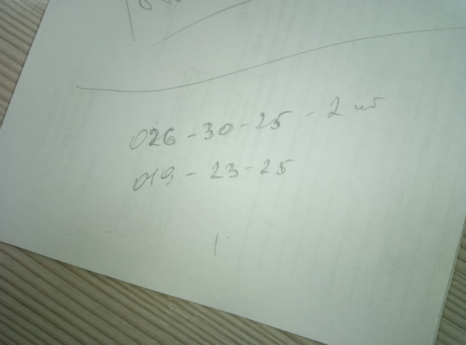 это номера колечек, помимо них еще нужно 4 колечка 11.5/3 — Audi A4 (B8)