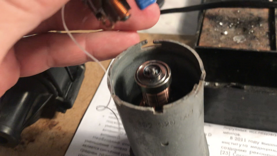 Ремонт доп. помпы, как надеть щеточный узел на якорь. Видео пособие ...