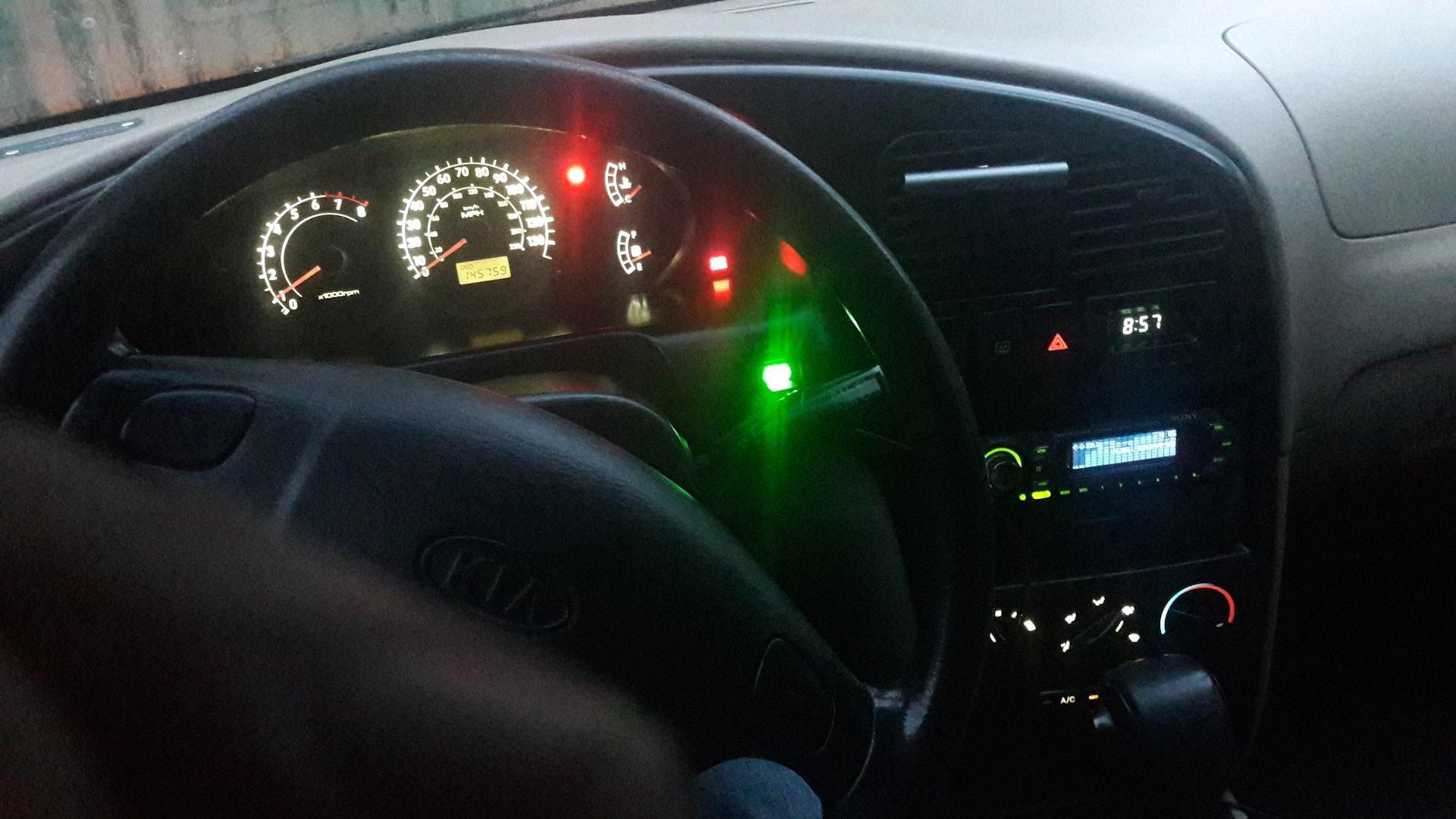 Подсветка — KIA Spectra, 1,8 л, 2001 года | электроника | DRIVE2