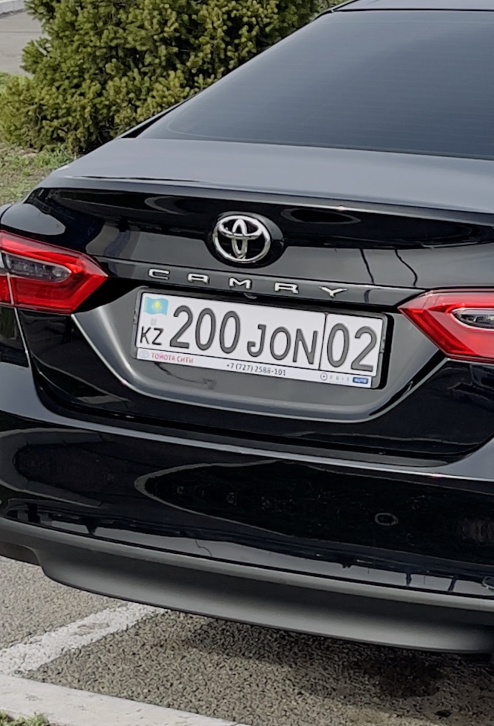 Vip номер и симпатичные фото — Toyota Camry (XV70), 2,5 л, 2019 года |  просто так | DRIVE2