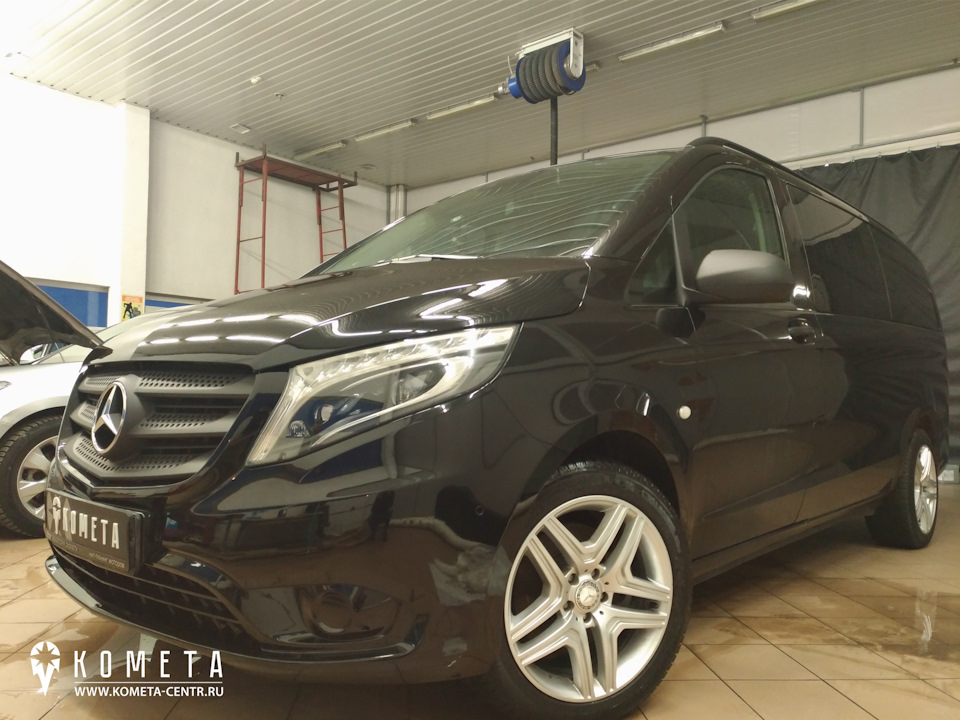 Оклейка антигравийной пленкой Mercedes-Benz Vito — Центр улучшения ...