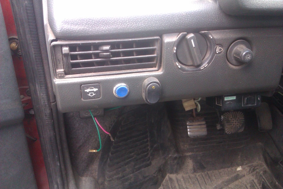 Кнопка принудительного включения вентилятора радиатора на ВАЗ 2108 ...