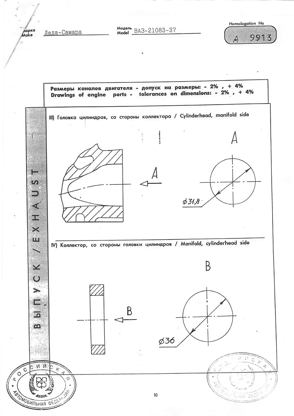 Карта омологации фиа n 5723