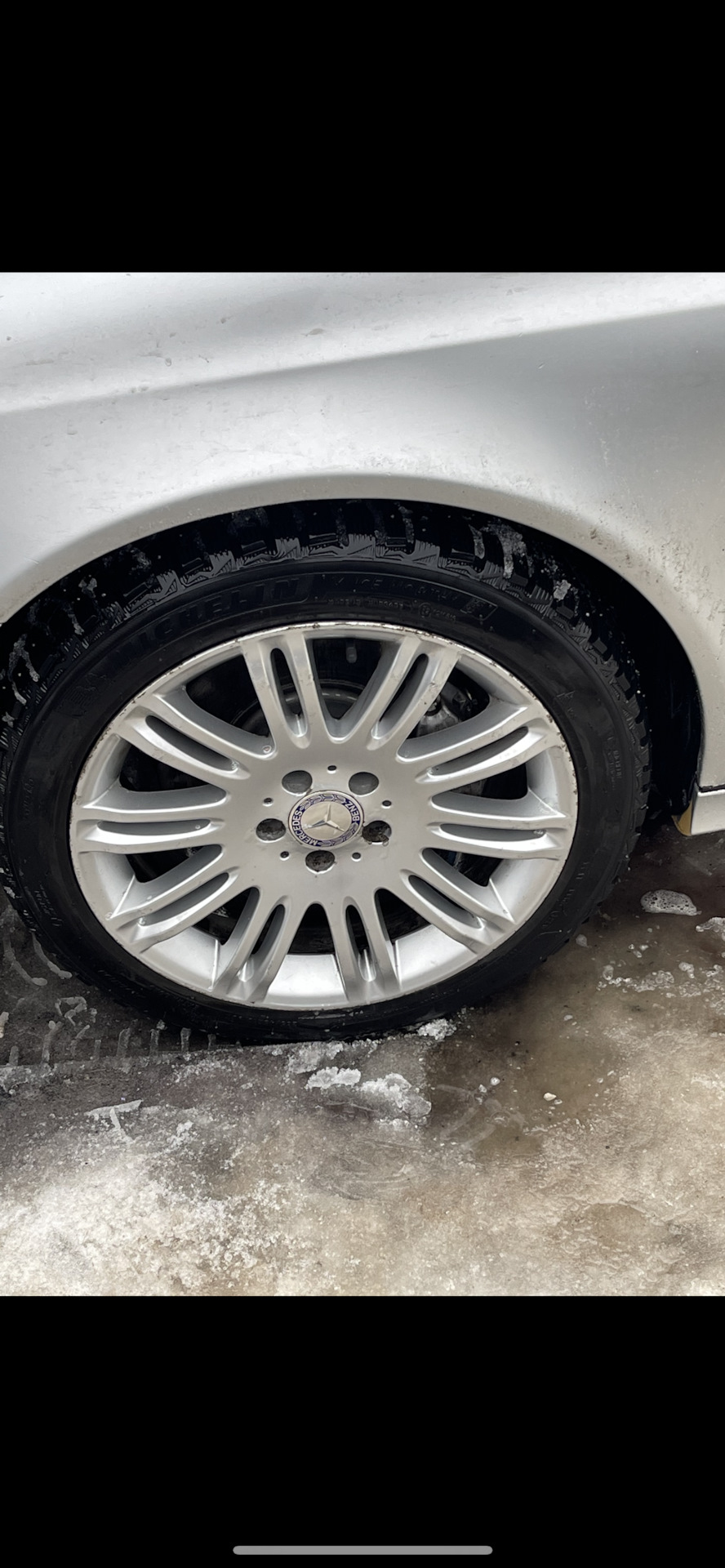 Поставил новую зиму Michelin x-ice north 4 — Mercedes-Benz E-class (W211),  3,2 л, 2004 года | шины | DRIVE2