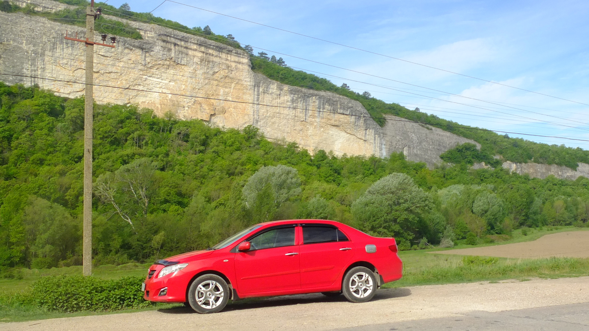 toyota corolla 2008 красная