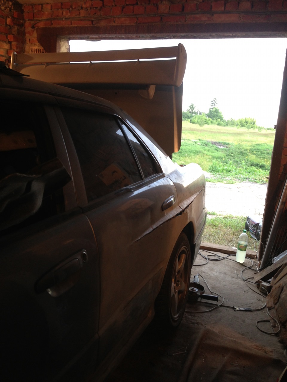 Переделка расширения (левая сторона) — Nissan Skyline (R34), 2,5 л ...