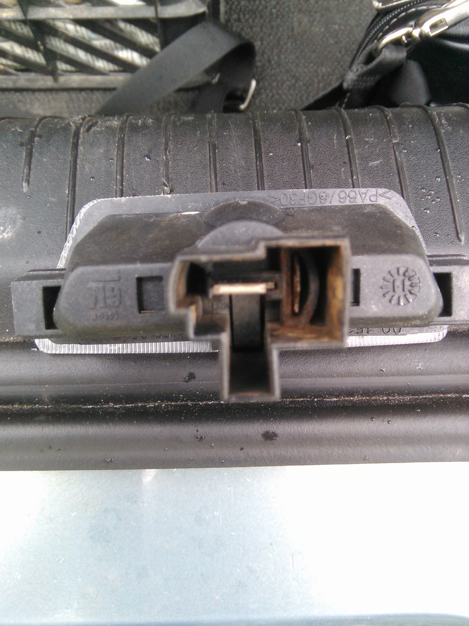 ПАТРОН ЛАМПЫ ПОДСВЕТКИ НОМЕРНОГО ЗНАКА — Chevrolet Viva, 1,8 л, 2006 ...