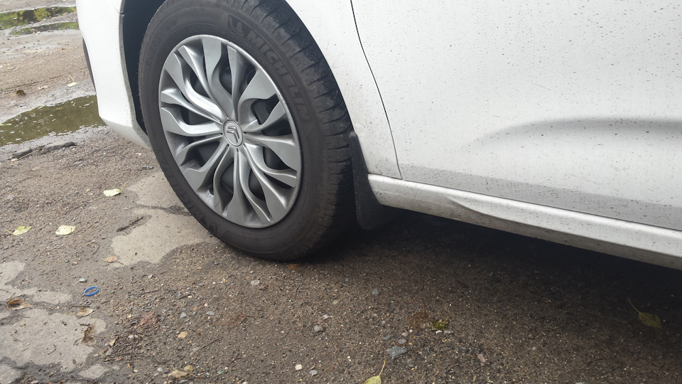 Брызговики — Citroen C4 L, 1,6 л, 2016 года | аксессуары | DRIVE2