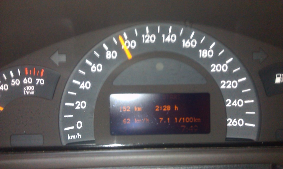 Дорога в Москву, расход — Mercedes-Benz C-Class (W203), 2 л, 2000 года ...