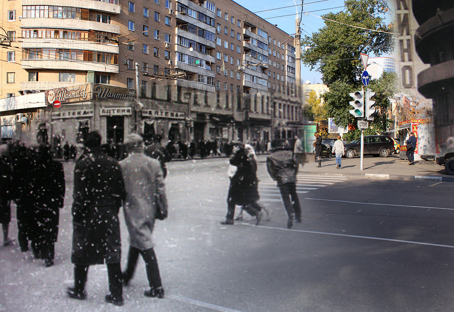 Тишинская площадь. Тишинская площадь 1954.