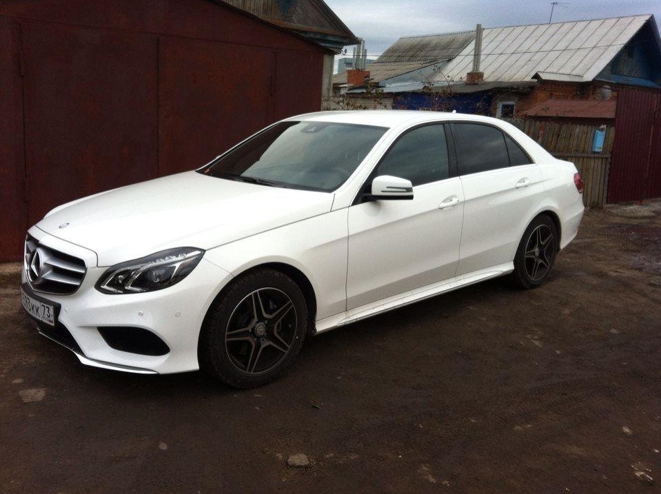 Зимняя резина на липучках с литьем. R17. — Mercedes-Benz E-class (W212 ...