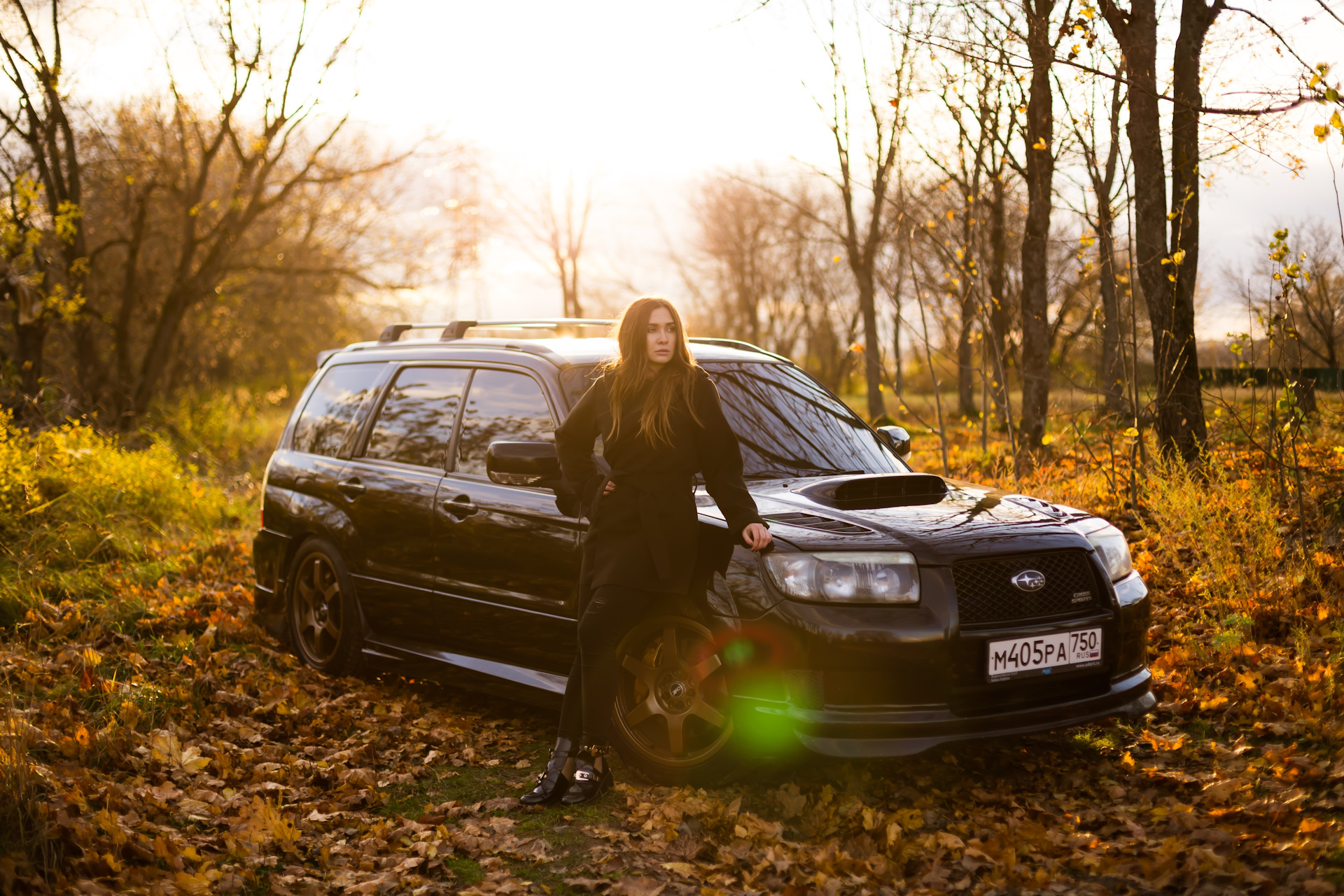 Subaru Forester SG & girl