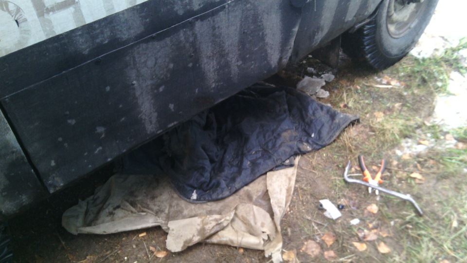 Ремонт тяг переключение раздатки — УАЗ 3962, 2,4 л, 1999 года | своими ...