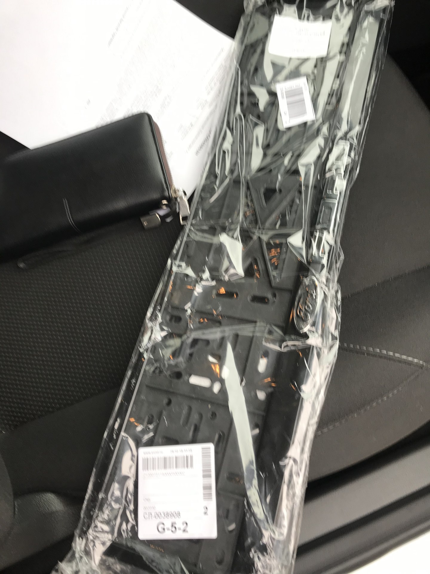 Установка рамок на номера Ford — Ford Focus Hatchback III, 1,6 л, 2016 ...