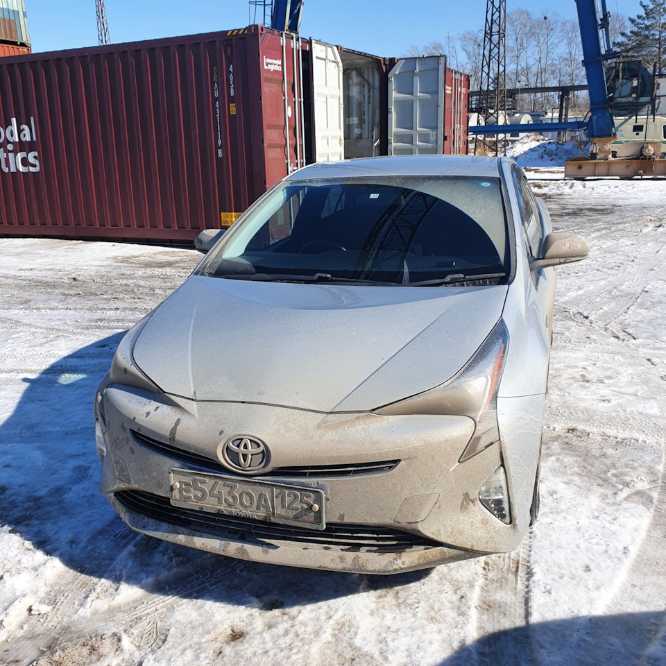 Покупка и перегон машины Владивосток-Хабаровск — Toyota Prius (50), 1,8 л,  2015 года | покупка машины | DRIVE2