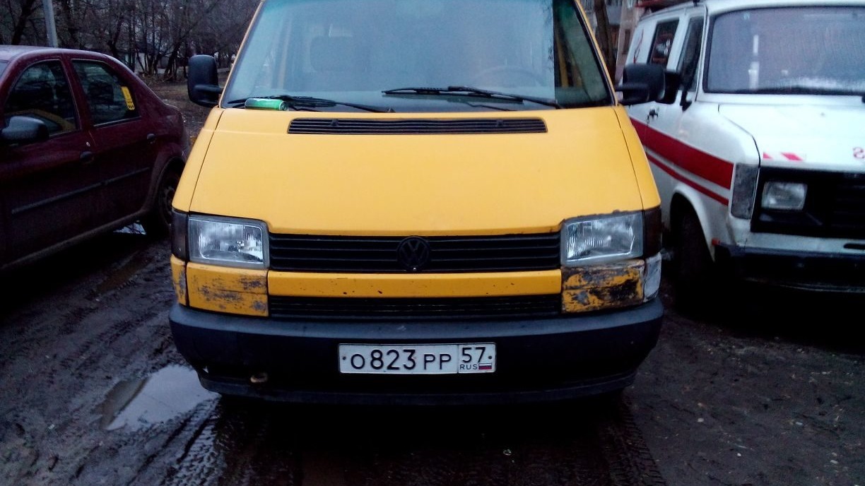 Volkswagen Transporter T4 2.4 дизельный 1992 | Желтый Бегемотик 2.4 л. на  DRIVE2