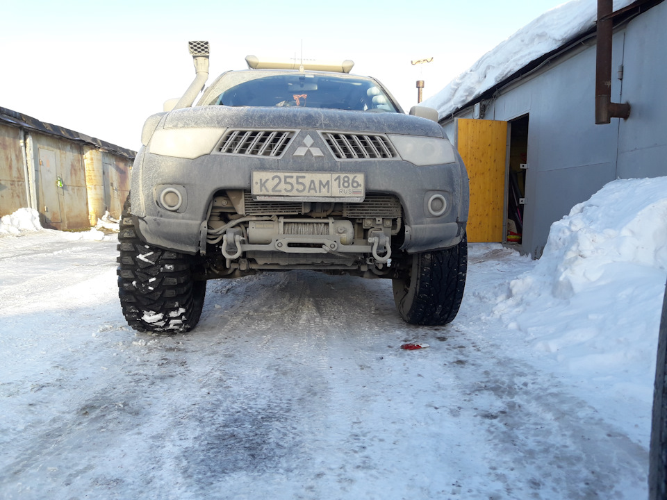 Напомню, что зимнее колесо честные 12.5. — Mitsubishi Pajero Sport (2G)
