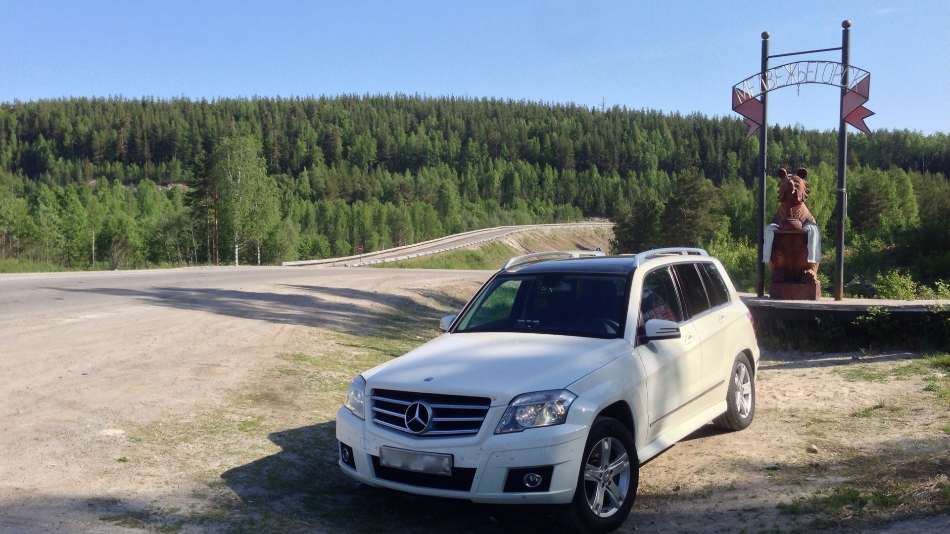 Mercedes-Benz GLK-Class (X204) 3.5 бензиновый 2008 | Фото с берега Байкала  на DRIVE2