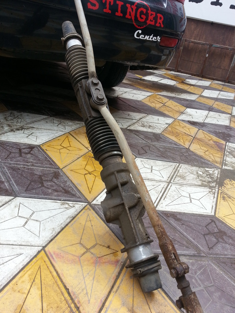 Замена старой рулевой рейки на спорт. — Lada Приора седан, 1,5 л, 2007 ...