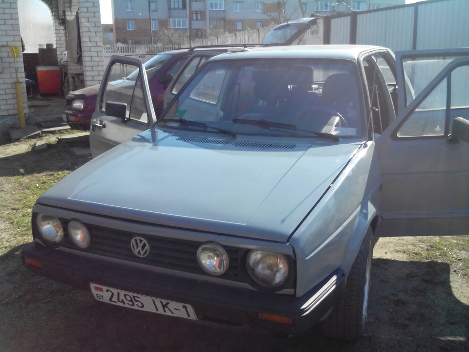 Полировка и капелька краски) — Volkswagen Golf Mk2, 1,6 л, 1986 года ...