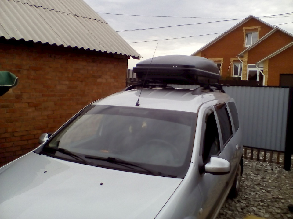 Купил багажник на крышу (бокс) — Lada Ларгус, 1,6 л, 2014 года ...