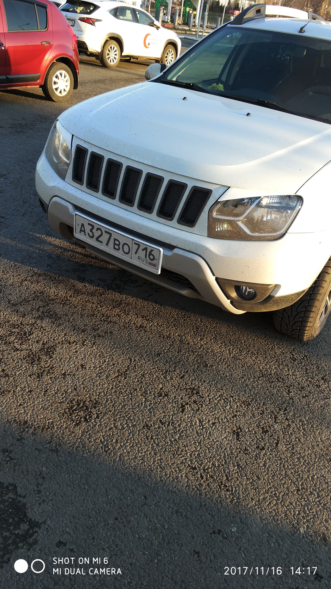 Все реснички высохли и теперь взгляд злой)) — Renault Duster (1G), 1,5 л,  2017 года | стайлинг | DRIVE2