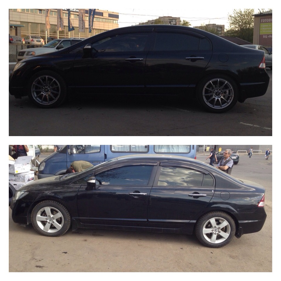 Свершалось же чудо!#лапти+резя — Honda Civic 4D (8G), 1,8 л., 2008 года ...