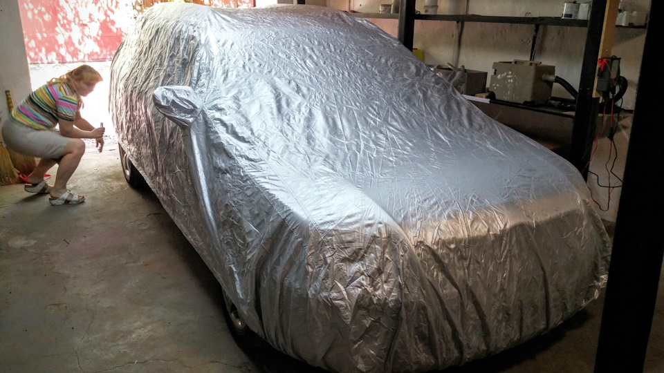 Тент от солнца — Toyota Avensis II, 2 л, 2004 года | аксессуары | DRIVE2