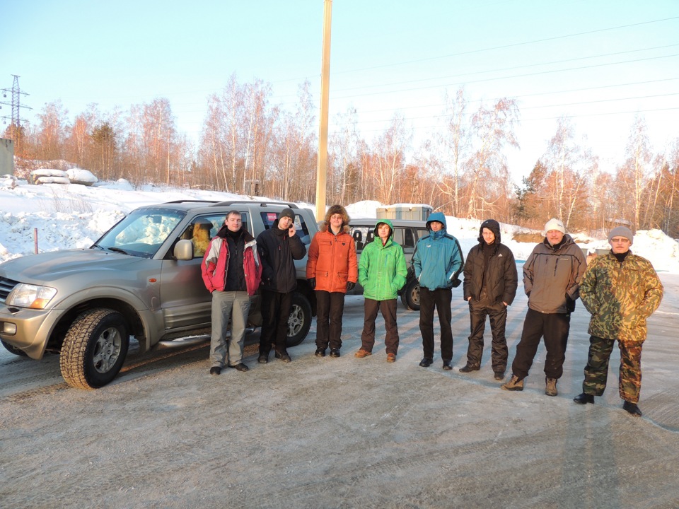 Курминский залив 26.03.13 — Mitsubishi Pajero (3G), 3,5 л, 2001 года ...