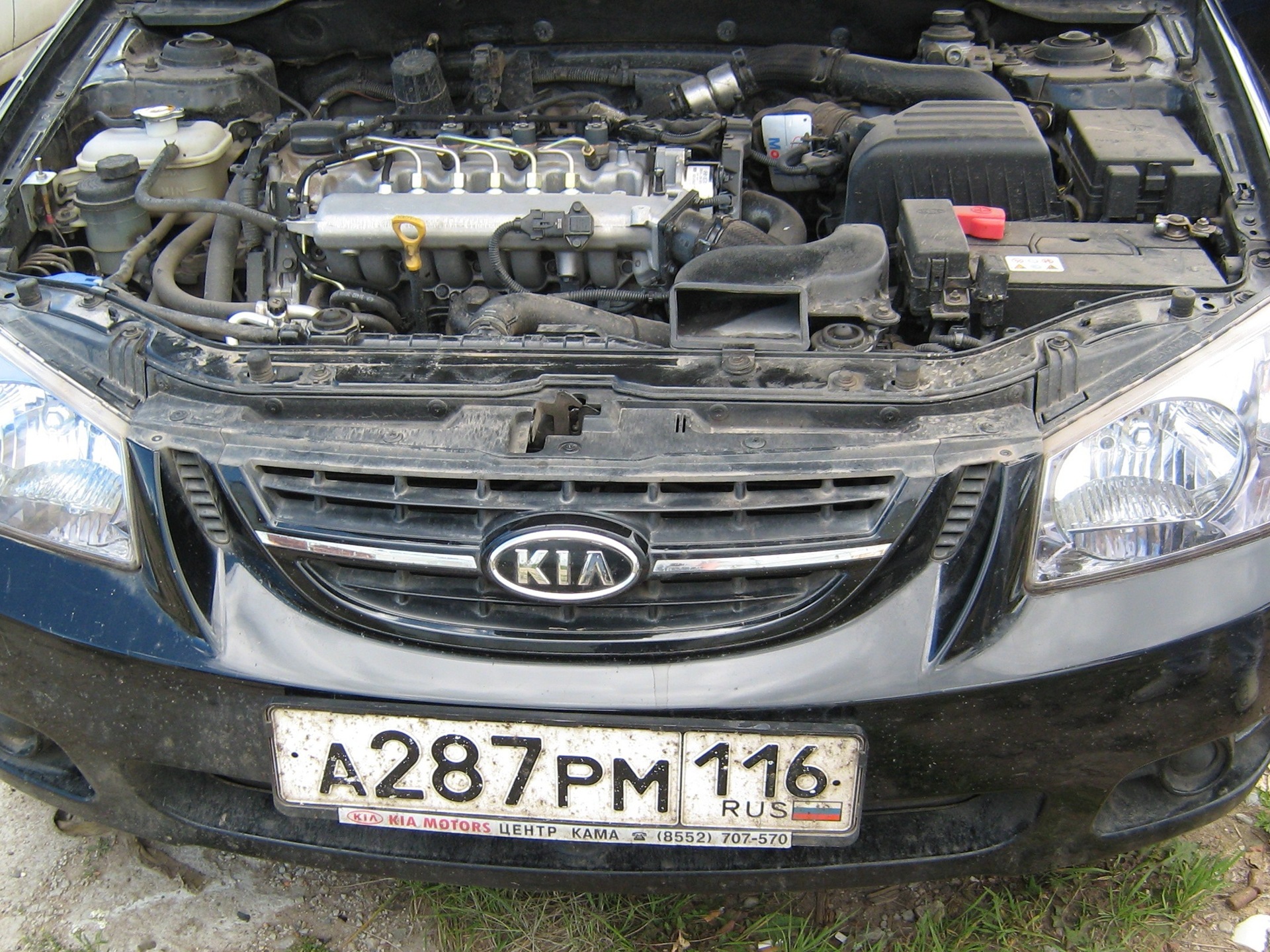 радиатор… — KIA Cerato (1G), 1,5 л, 2006 года | поломка | DRIVE2