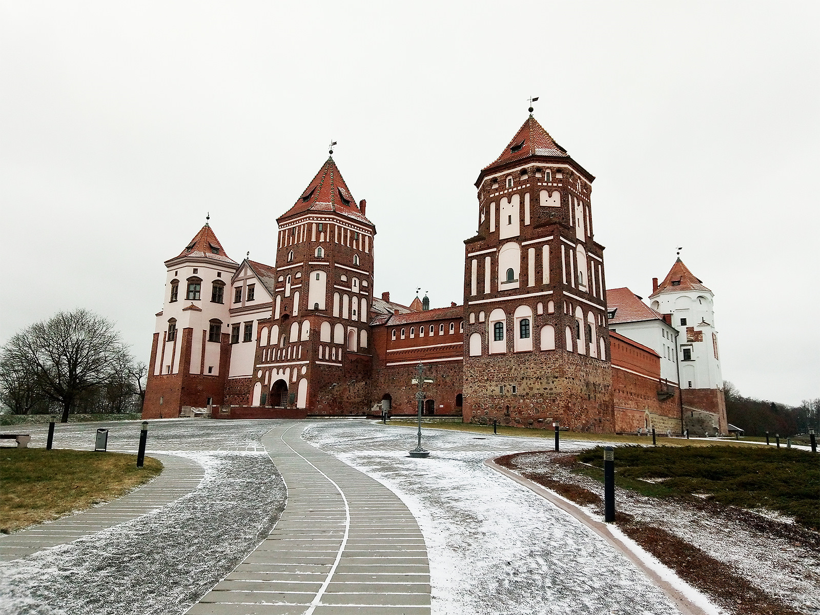 Старые фото мирский замок