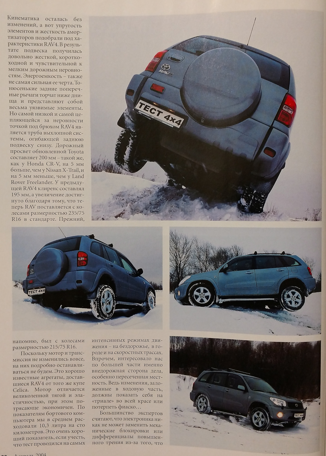 Rav4 клиренс