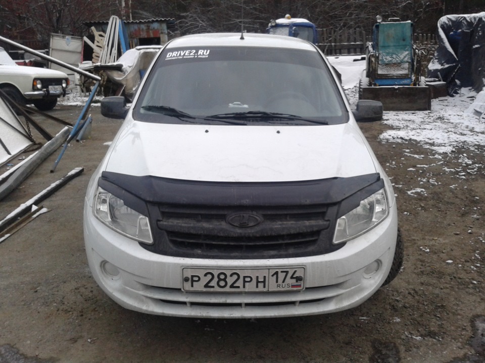 А теперь с наклейками — Lada Гранта (1G), 1,6 л, 2013 года | стайлинг ...