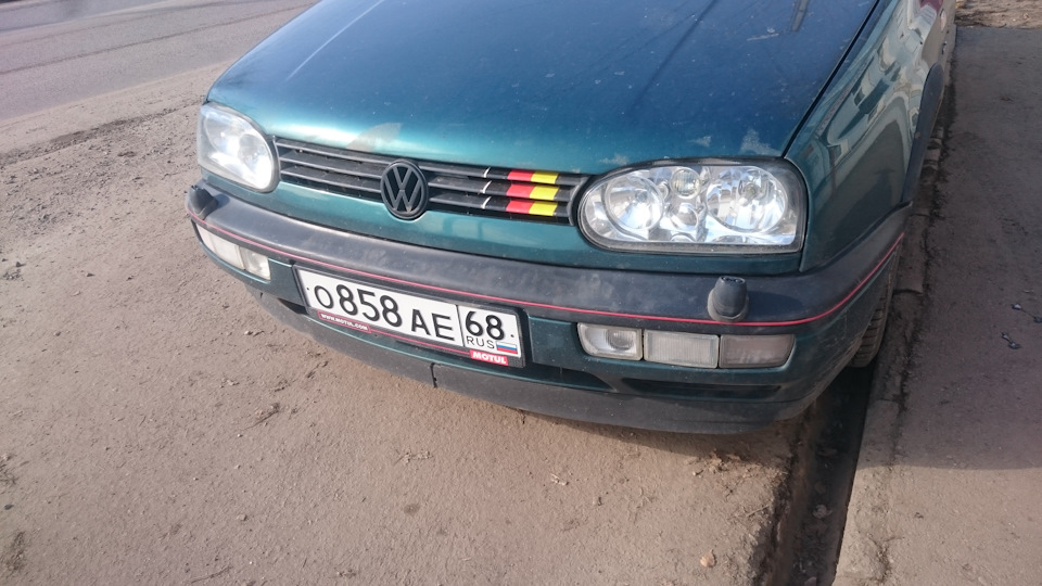 Замена госномера — Volkswagen Golf Mk3, 1,8 л, 1992 года | налоги и ...