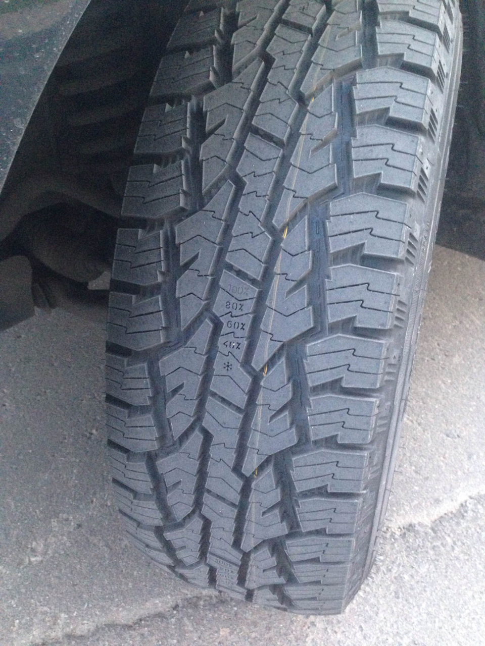Свершилось! Летняя (всесезонка) резина Nokian Rotiiva AT 265/65 R17 ...