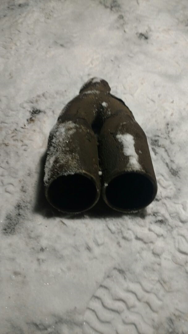 Зимние поправки в выхлопной трубе. — Toyota Land Cruiser Prado 120 ...